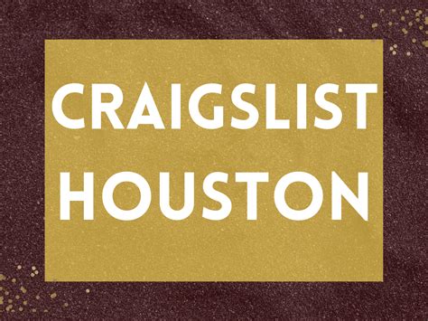 craigslist houston