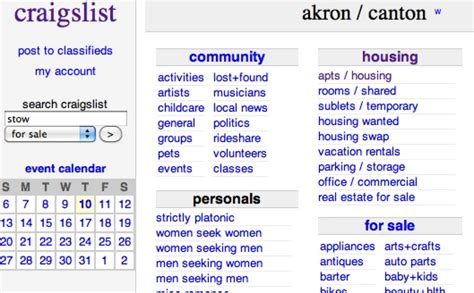 craigslist of akron
