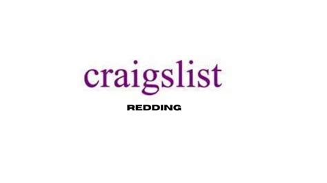 craigslist redding wanted