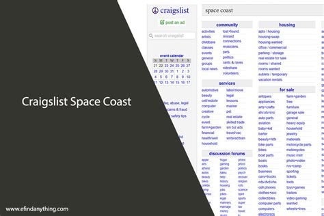 craigslist space coast services
