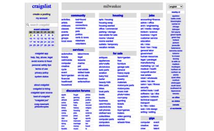 craigslist.org milwaukee