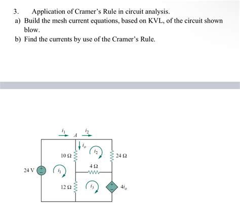 Cramer's Rule Application Problems