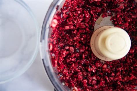 Cranberry Curd Food Processor