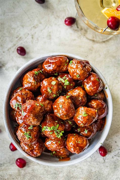 Indulge in Zesty Cranberry Meatballs: A Culinary Delicacy