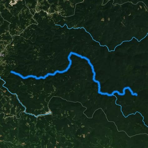 Cranberry River Wv Fishing Map