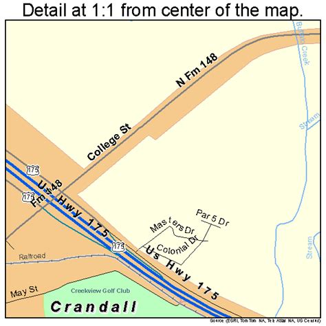 Crandall Tx Map