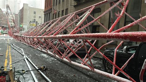 crane accident in new york city yesterday