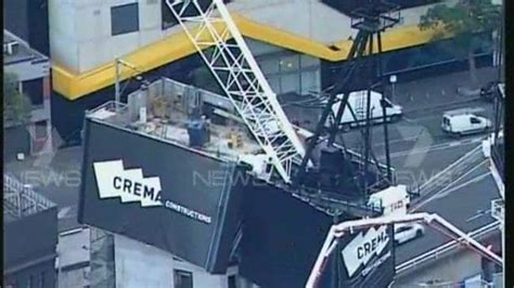 crane collapse in melbourne