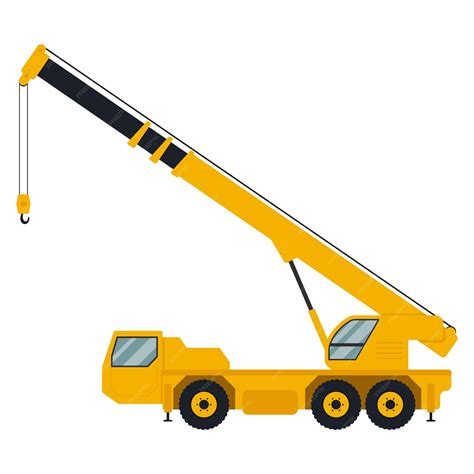 Crane Lifting Vector