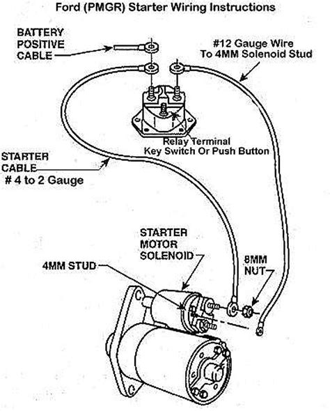 Cranking the Engine: Comprehending Starter Motor Connections Image