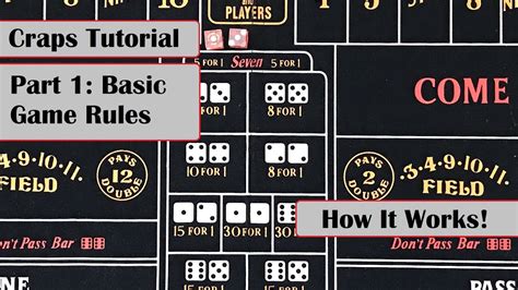 Craps Tutorial Youtube