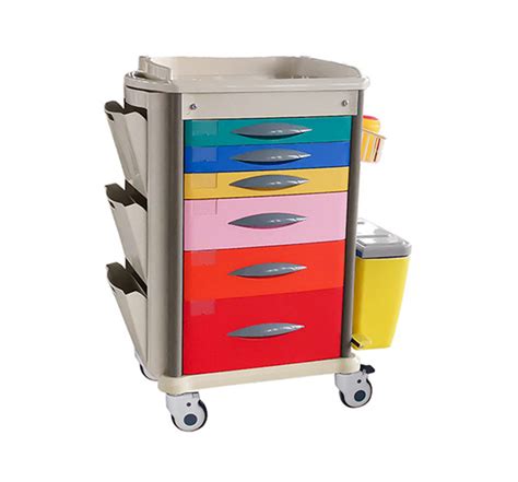 Crash Cart Trolley Color Coding