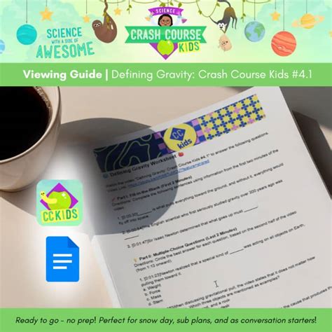 Crash Course Kids Printable Study Guide