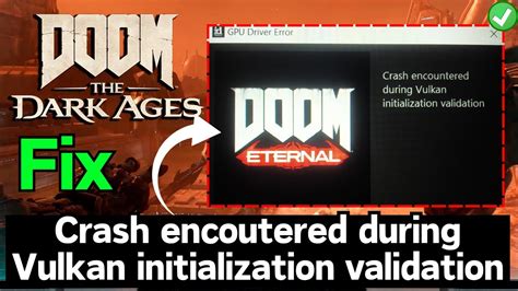 Crash Encountered During Vulkan Initialization Validation