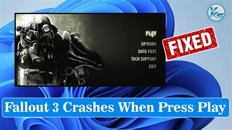 Crash Fix Fallout 3