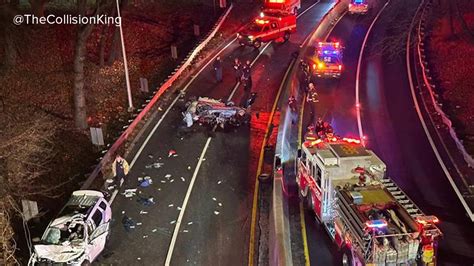 crash on cross island parkway today