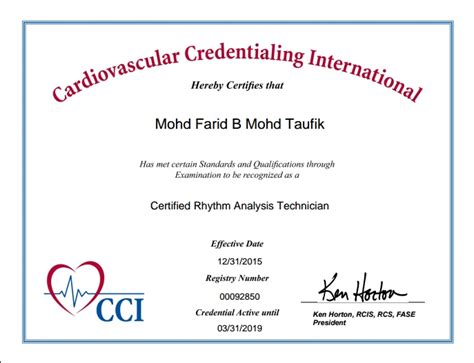 crat certification
