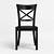 crate and barrel black dining chairs