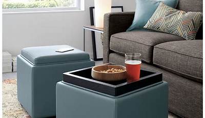 Crate And Barrel Ottoman Coffee Table