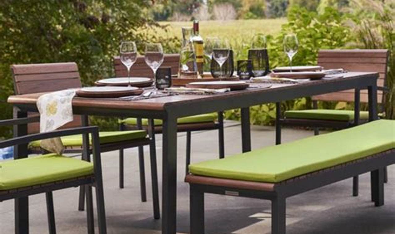 crate and barrel outdoor tables