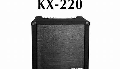 Crate Kx 220 User Manual