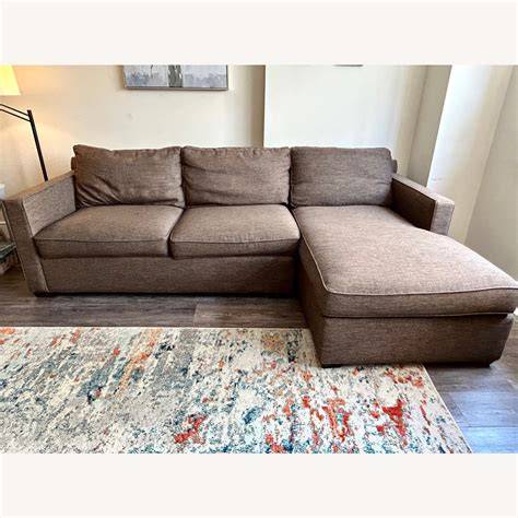 Lounge II 2Piece Right Arm Double Chaise Sectional Sofa Crate and