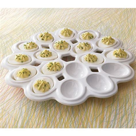 Crate And Barrel Deviled Egg Plate