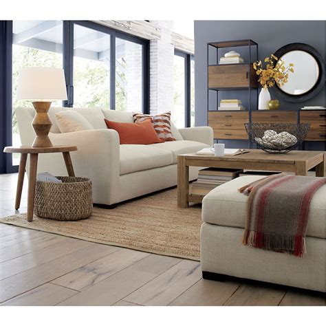 crate and barrel living room images