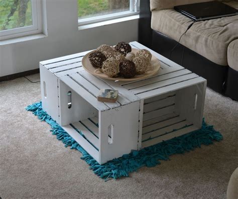 Crates For Coffee Table