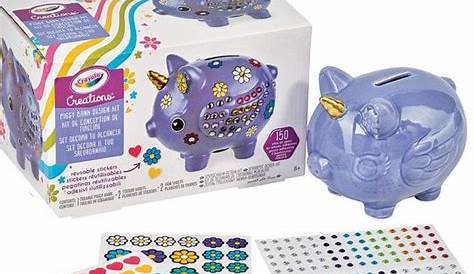Crayola Creations Piggy Bank Design Kit Craft Thomas Online
