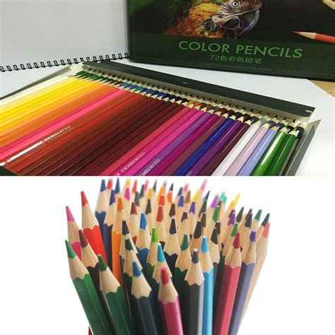 Generic Ensemble de 72 crayons de couleur professionnels Crayons de