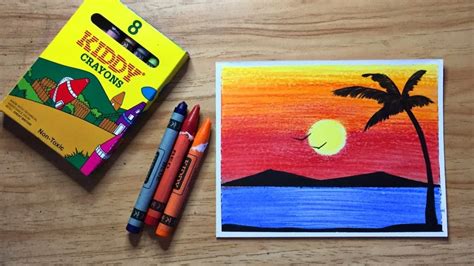 Crayon Drawing Ideas Easy