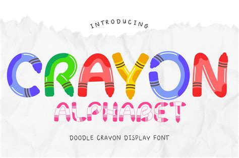 Crayon Letter Font