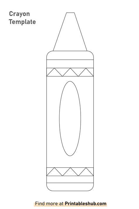 Crayon Printable Invitations Templates