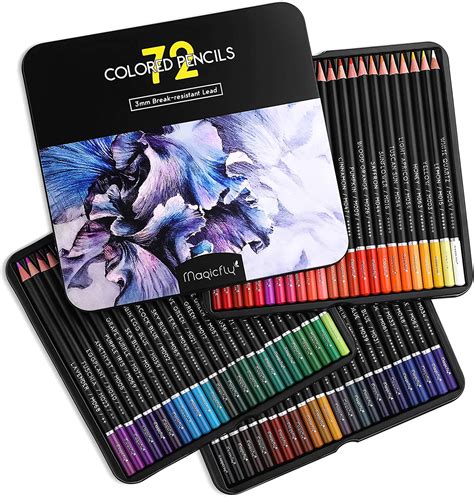 ⭐160 Crayons de Couleurs (Numérotés) Zenacolor Rangement Facile