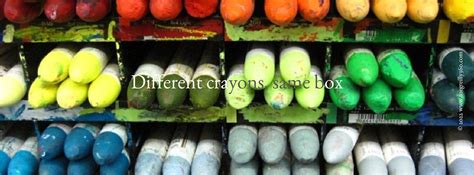 Crayons In The Same Box