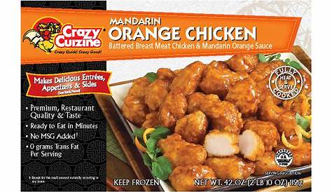 Crazy Cuizine Mandarin Orange Chicken Microwave 30 Minute Cooking From Frozen Cooking Recipes Food