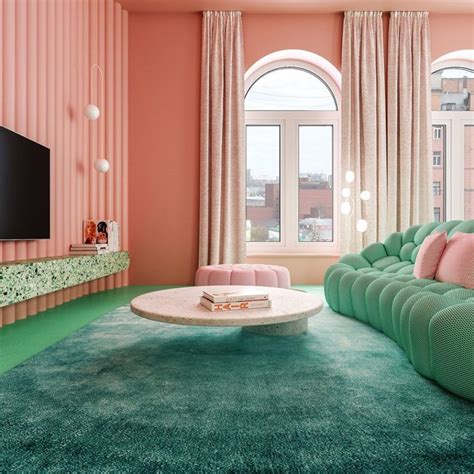 Crazy pastel pink and green apartment in nyc digsdigs