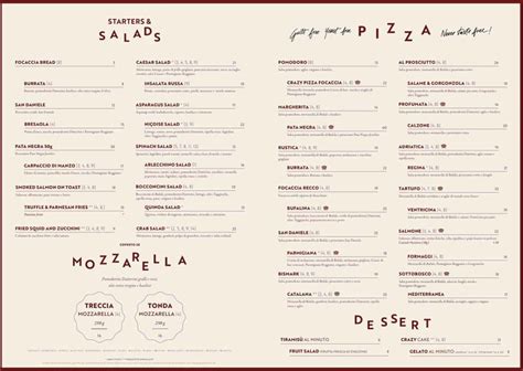 crazy pizza briatore menu