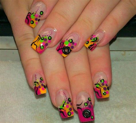 crazy wild nail designs