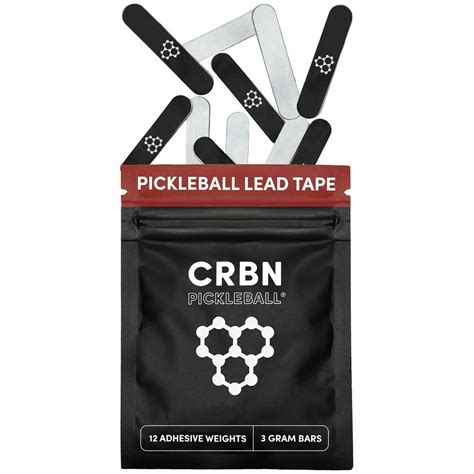 crbn pickleball paddle lead tape strips