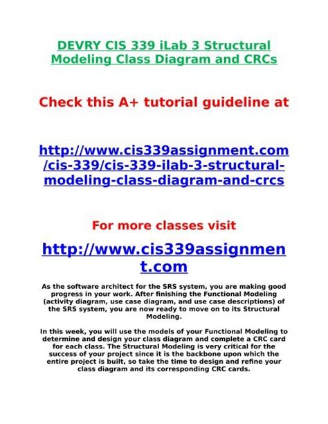 Create ClassResponsibilityCollaboration (CRC) cards and a class