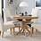 Cargo Hartham all wood Extending Round Dining Table and 4 Chairs Oak