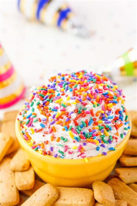 Funfetti Birthday Cake Dip Sugar and Soul