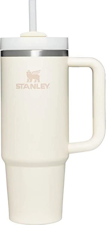 cream 30 oz stanley cup with handle