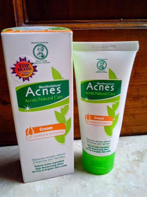Jual (COD) ACNES NATURAL CARE CREAM OIL CONTROL & WHITENING 40GR