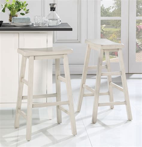 Cream Bar Stools Backless