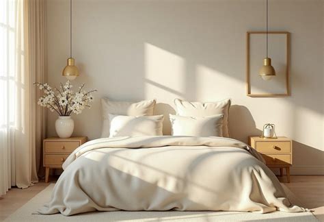 Cream Bedroom Decor with Texture