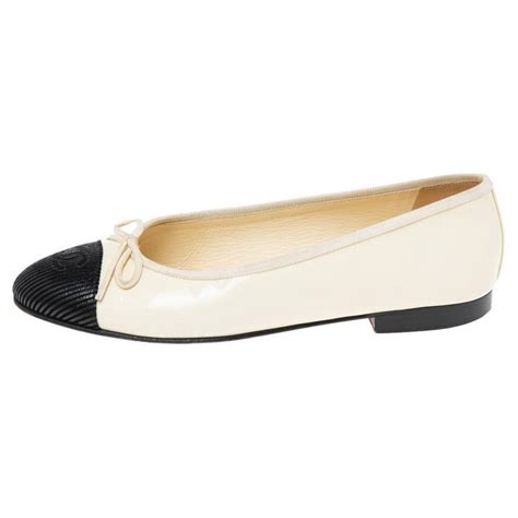 Cream Cap Toe Flats