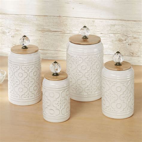 cream ceramic kitchen accessories